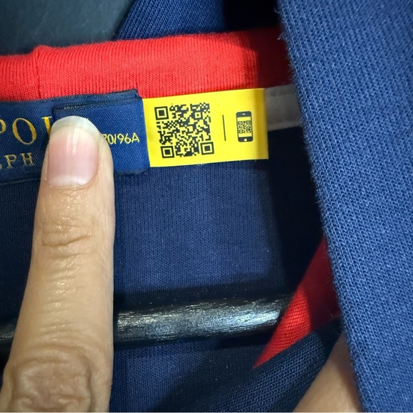 POLO RALPH LAUREN Multicolor Colorblock Spellout Pullover Hoodie Women's M - Picture 4 of 11